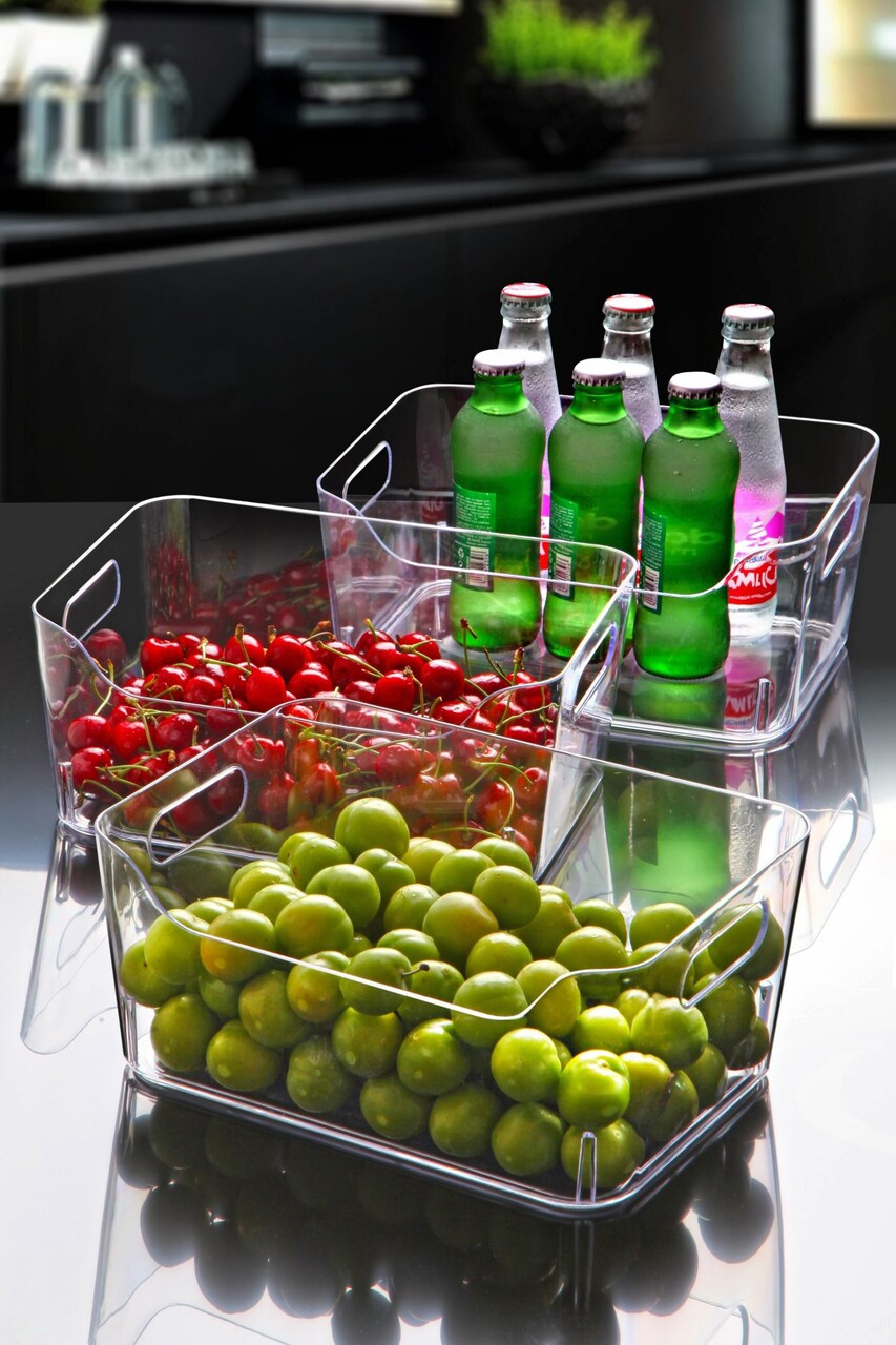 Set organizatoare frigider, Hermia, 639OKK1134, Transparent - imagine 4